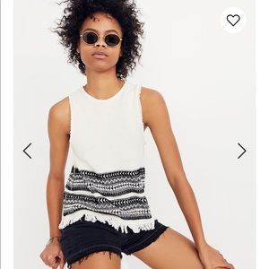 Madewell Villagrove Sweater Tank | Bright Ivory